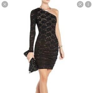 🖤🖤 BCBG STRETCH LACE BODYCON COCKTAIL DRESS